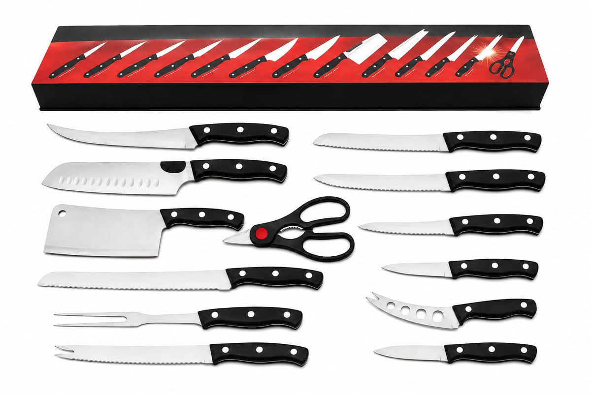 Kit de Cuchillos Premium Knife® – ¡COMPRA 3 Y LLEVA 13 SOLO HOY! ✨🔪